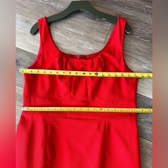 ❤️ Rafaella 97% cotton 3% spandex Lining red dress with excellent condition. - Picture 4 of 11